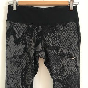 NIKE snakeskin workout spandex pants